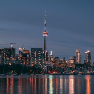 Photo "CN Tower: Unveiling the View from Toronto's Skyline Masterpiece"