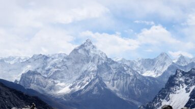 Photo Snowy mountains