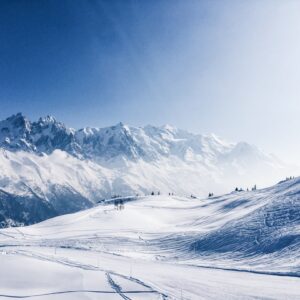 Photo Snowy mountains